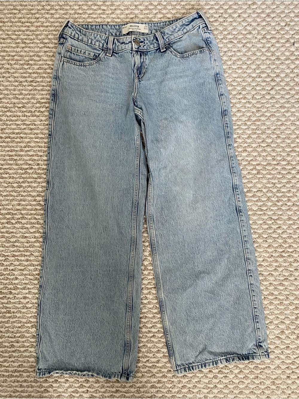 Hollister Ultra Low-Rise Baggy Jeans